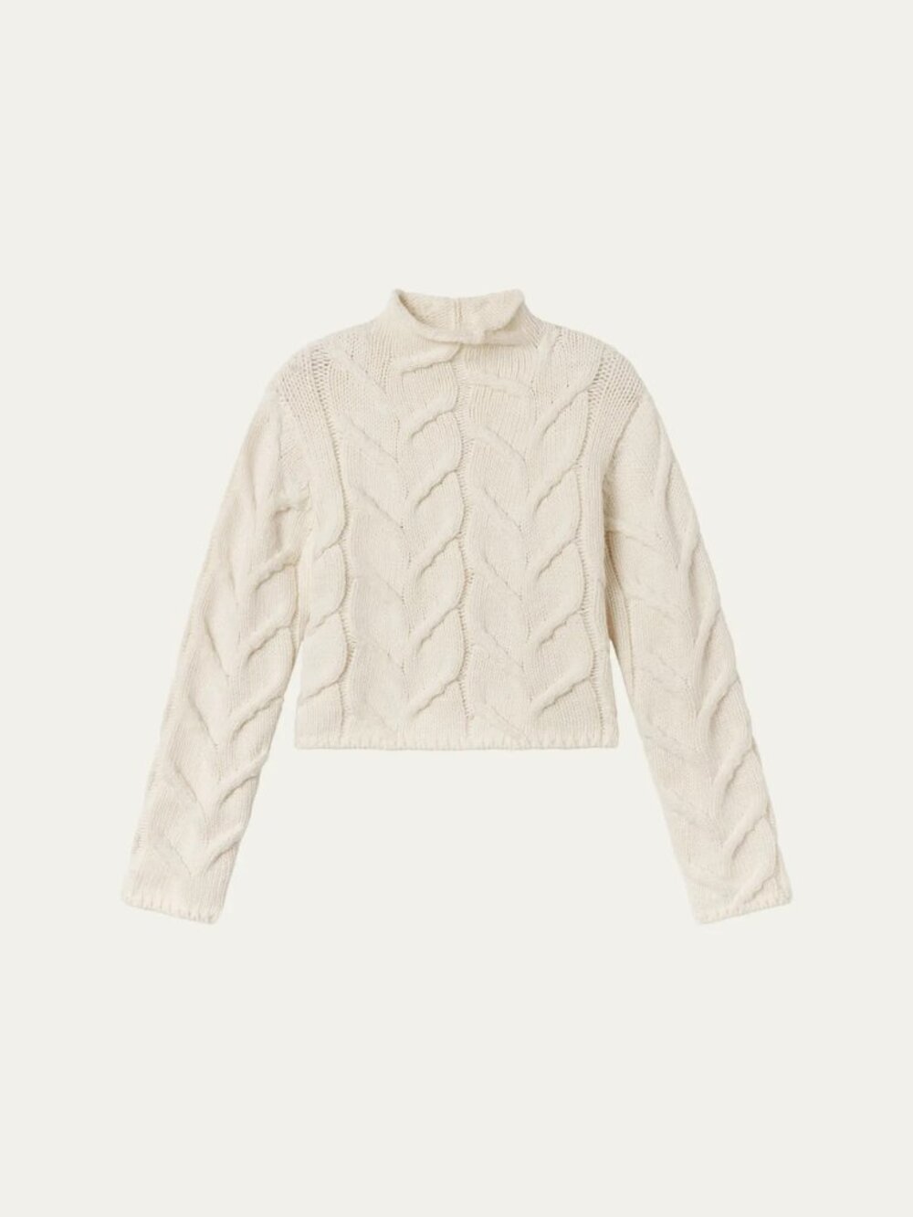 NWT FRAME The Cable Funnel Sweater Xs